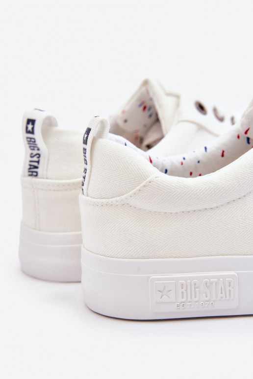 chaussures de loisirs Big Star KK174001 couleur blanche chaussures de loisirs Big Star KK174001 couleur blanche