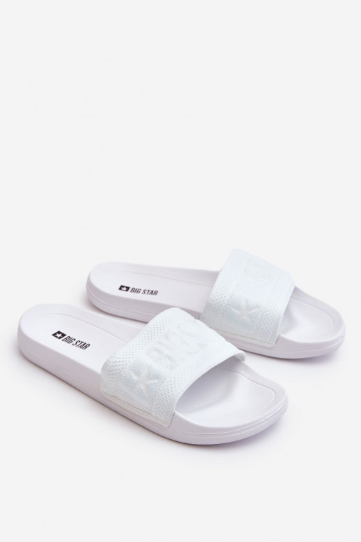 Chaussons à la mode Big Star LL274A159 couleur blanc