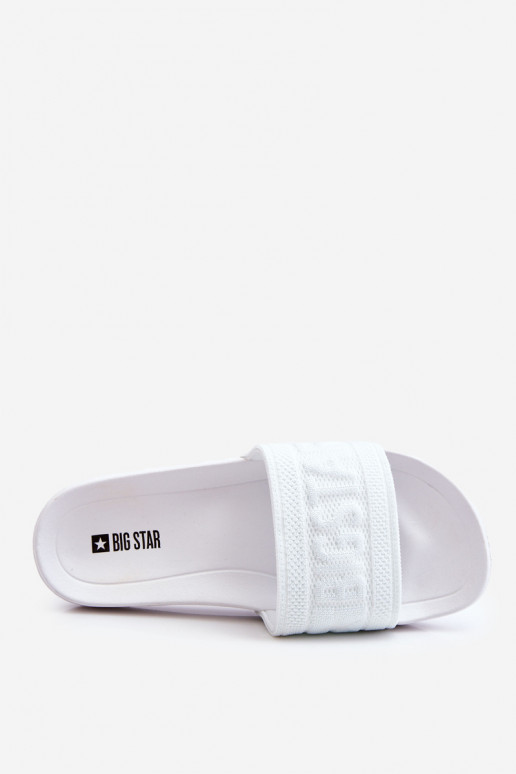 Chaussons à la mode Big Star LL274A159 couleur blanc