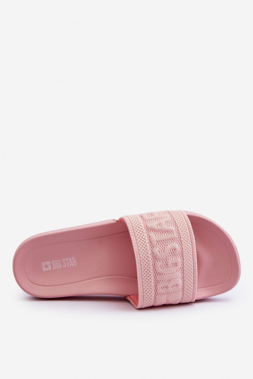 Chaussons mode Big Star LL274A157 Nuance rose clair