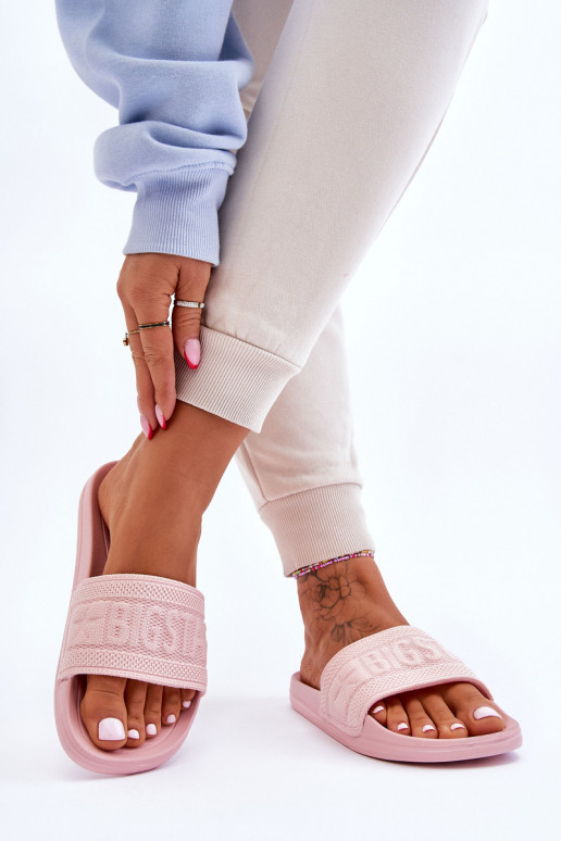 Chaussons mode Big Star LL274A157 Nuance rose clair