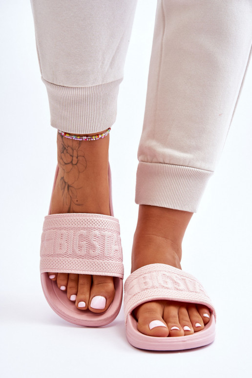 Chaussons mode Big Star LL274A157 Nuance rose clair Chaussons mode Big Star LL274A157 Nuance rose clair
