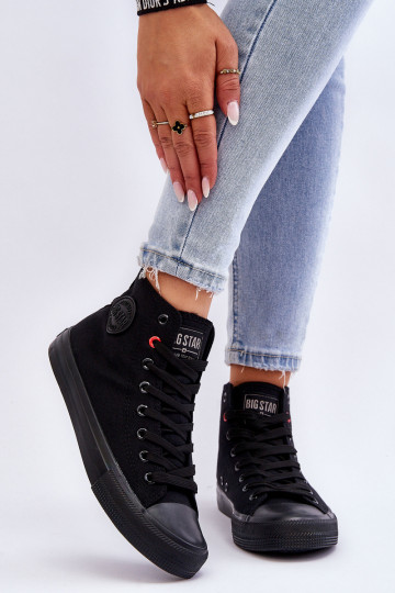 Chaussures de loisirs modèle classique avec semelle Big Star T274033 couleur noire 2