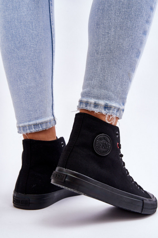 Chaussures de loisirs modèle classique avec semelle Big Star T274033 couleur noire