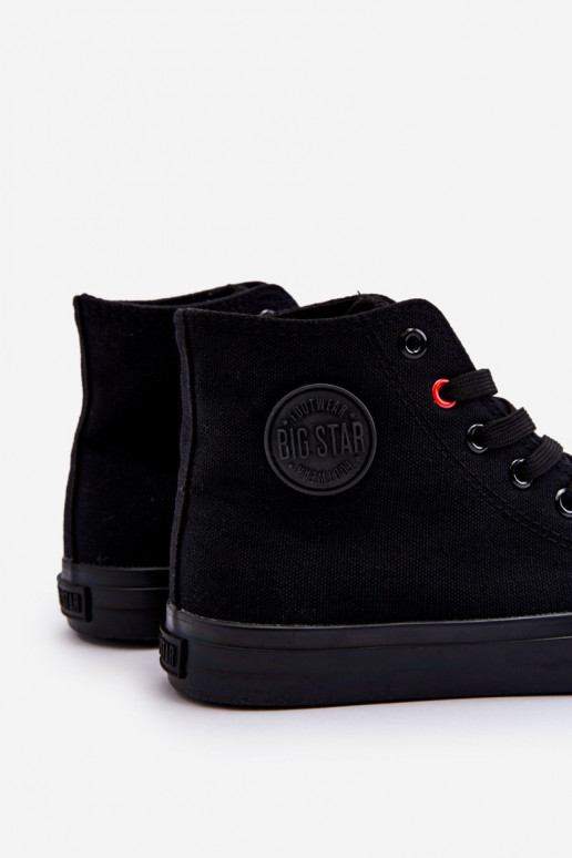 Chaussures de loisirs modèle classique avec semelle Big Star T274033 couleur noire