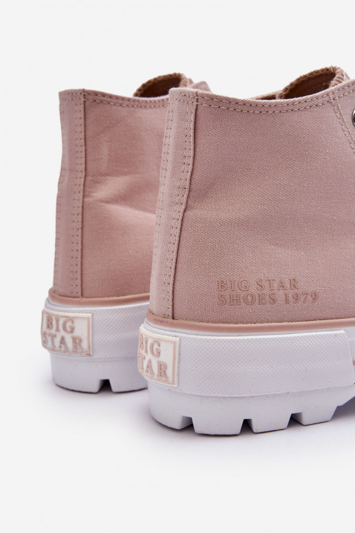 chaussures casual avec plateforme Big Star LL274157 Nude chaussures casual avec plateforme Big Star LL274157 Nude