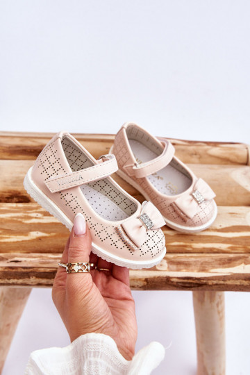 Belles ballerines pour enfants avec un ruban rose Halle 2