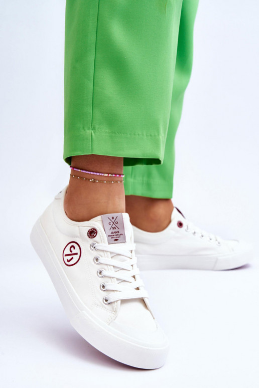 Baskets Cross Jeans LL2R4043 couleur blanc