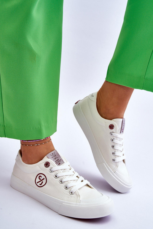 Baskets Cross Jeans LL2R4043 couleur blanc