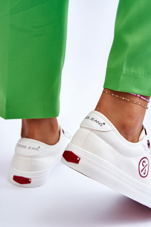 Baskets Cross Jeans LL2R4043 couleur blanc