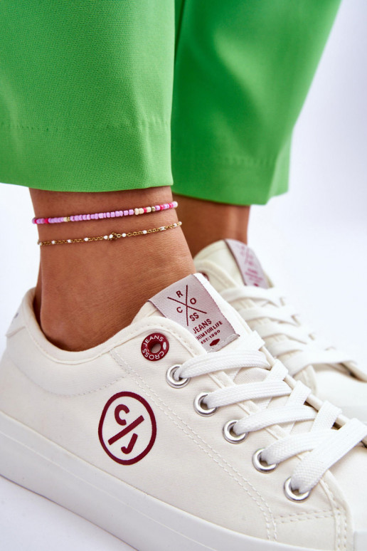 Baskets Cross Jeans LL2R4043 couleur blanc