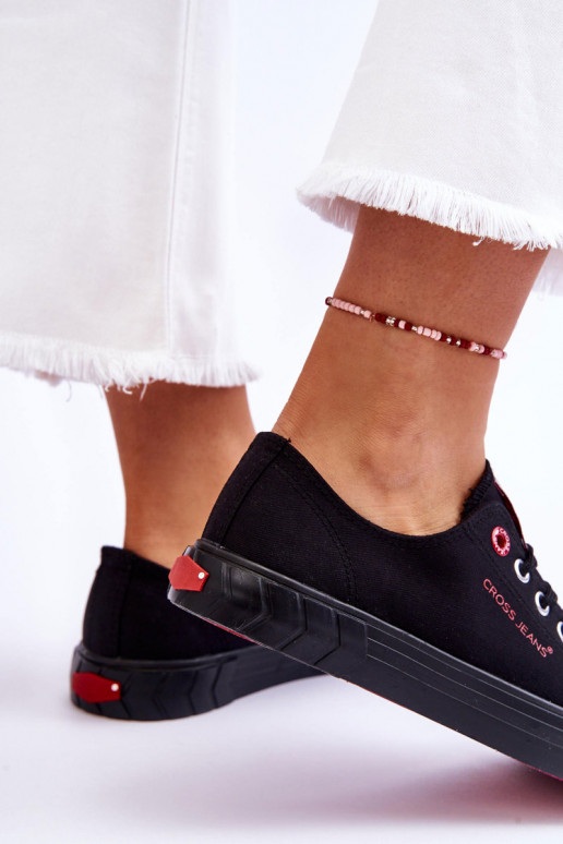 Modèle classique Chaussures femme Cross Jeans LL2R4051 couleur noir Modèle classique Chaussures femme Cross Jeans LL2R4051 couleur noir