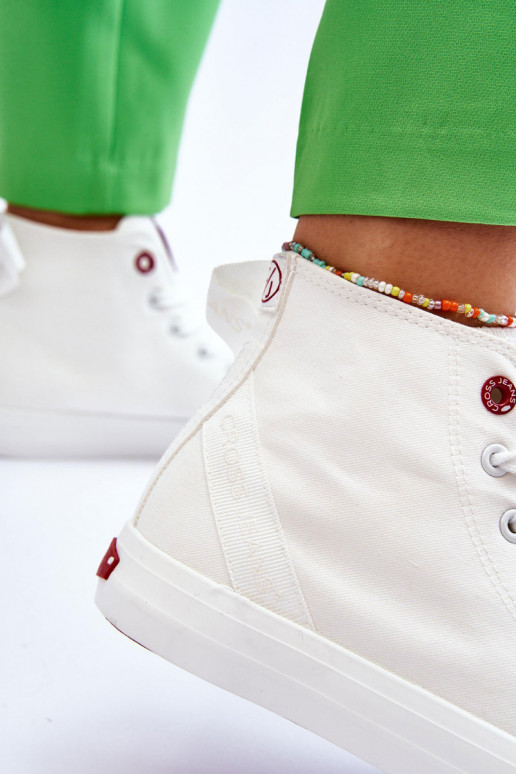 Cross Jeans LL2R4086C chaussures décontractées de couleur blanche avec un modèle classique Cross Jeans LL2R4086C chaussures décontractées de couleur blanche avec un modèle classique