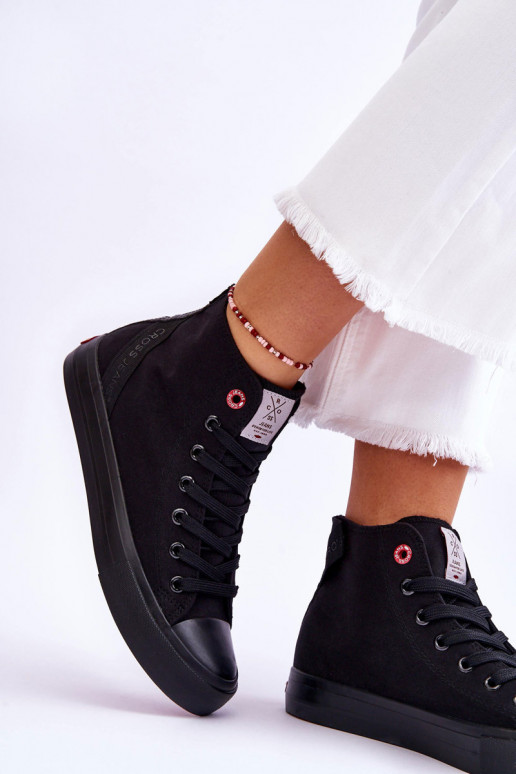 Cross Jeans LL2R4088C chaussures décontractées de couleur noire de modèle classique Cross Jeans LL2R4088C chaussures décontractées de couleur noire de modèle classique