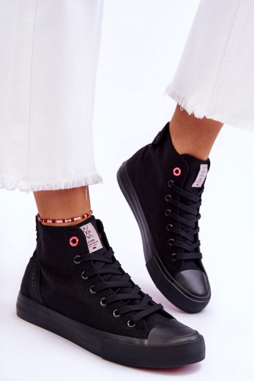 Cross Jeans LL2R4088C chaussures décontractées de couleur noire de modèle classique Cross Jeans LL2R4088C chaussures décontractées de couleur noire de modèle classique