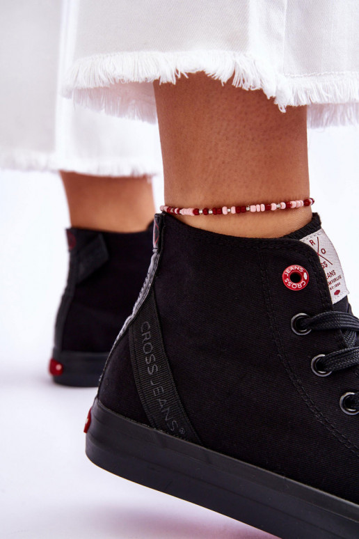 Cross Jeans LL2R4088C chaussures décontractées de couleur noire de modèle classique Cross Jeans LL2R4088C chaussures décontractées de couleur noire de modèle classique