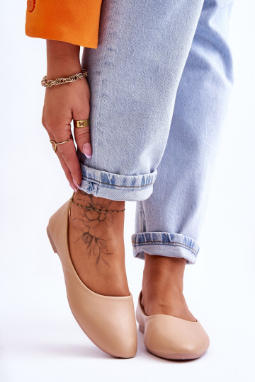 Modèle classique Ballerine beige Stacee