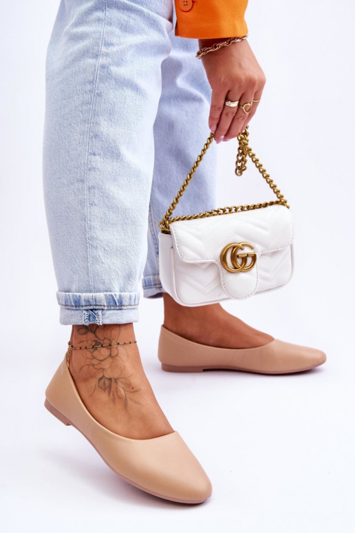 Modèle classique Ballerine beige Stacee