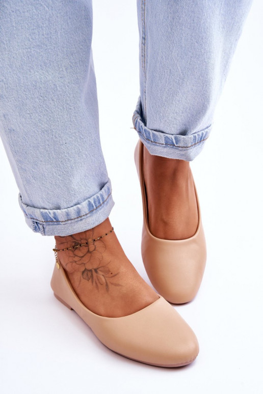 Modèle classique Ballerine beige Stacee