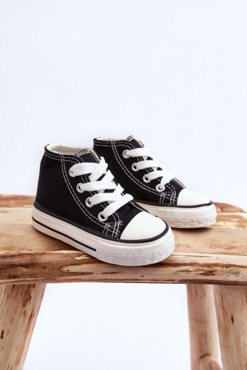 Chaussures pour enfants à semelles de couleur noire Filemon 2