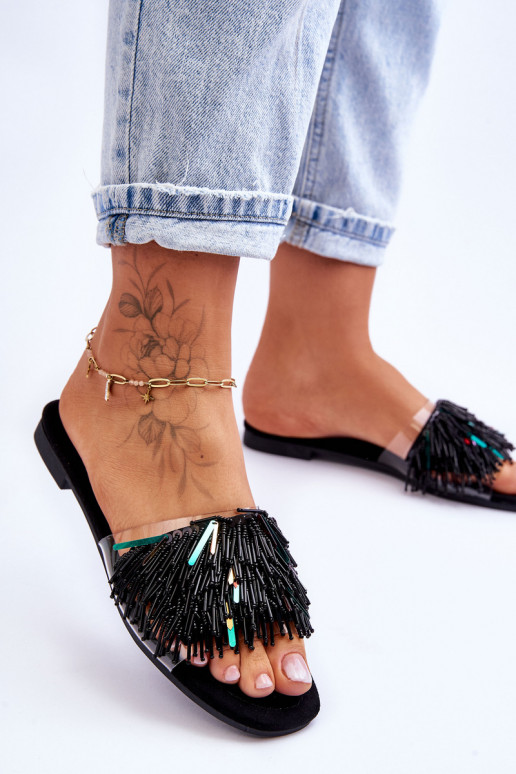 Chaussons S.Barski KV-576-4 couleur noir Chaussons S.Barski KV-576-4 couleur noir