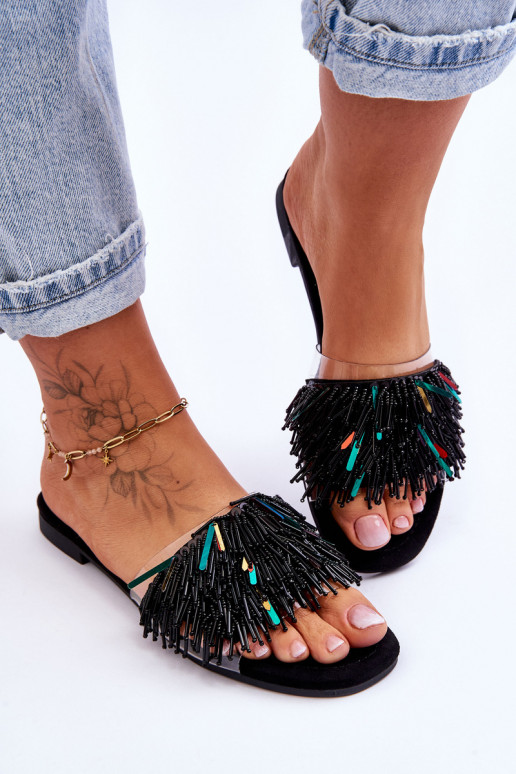 Chaussons S.Barski KV-576-4 couleur noir Chaussons S.Barski KV-576-4 couleur noir