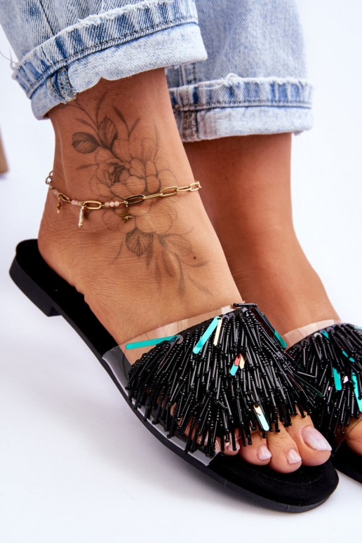 Chaussons S.Barski KV-576-4 couleur noir Chaussons S.Barski KV-576-4 couleur noir