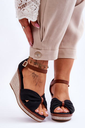 Sandales femme couleur noir Daphné