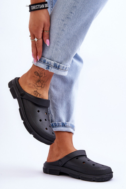 Chaussons légers de couleur noire Rabios Chaussons légers de couleur noire Rabios