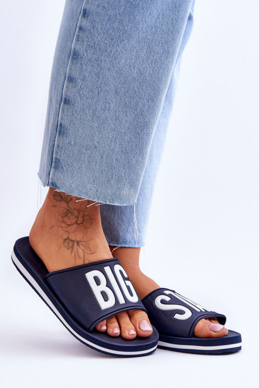 Modèle classique Chaussons Big Star JJ274A323 bleu foncé Modèle classique Chaussons Big Star JJ274A323 bleu foncé