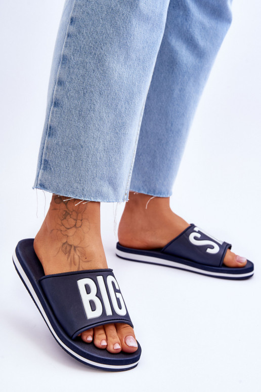 Modèle classique Chaussons Big Star JJ274A323 bleu foncé Modèle classique Chaussons Big Star JJ274A323 bleu foncé