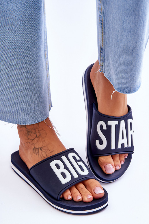 Modèle classique Chaussons Big Star JJ274A323 bleu foncé Modèle classique Chaussons Big Star JJ274A323 bleu foncé