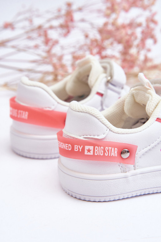 Chaussures de sport pour enfants Big Star JJ374082 couleur blanche Chaussures de sport pour enfants Big Star JJ374082 couleur blanche