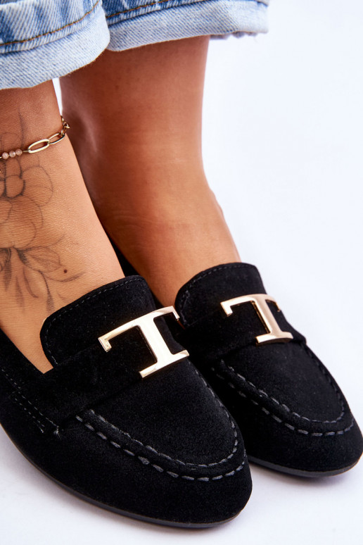 Mocassins classiques à enfiler en noir Carly Mocassins classiques à enfiler en noir Carly