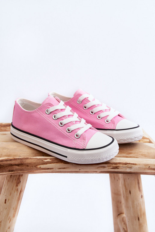 Chaussures de sport classiques pour enfants de couleur rose Filemon