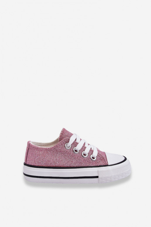 Chaussures de loisirs pour enfants à lanières roses Wella