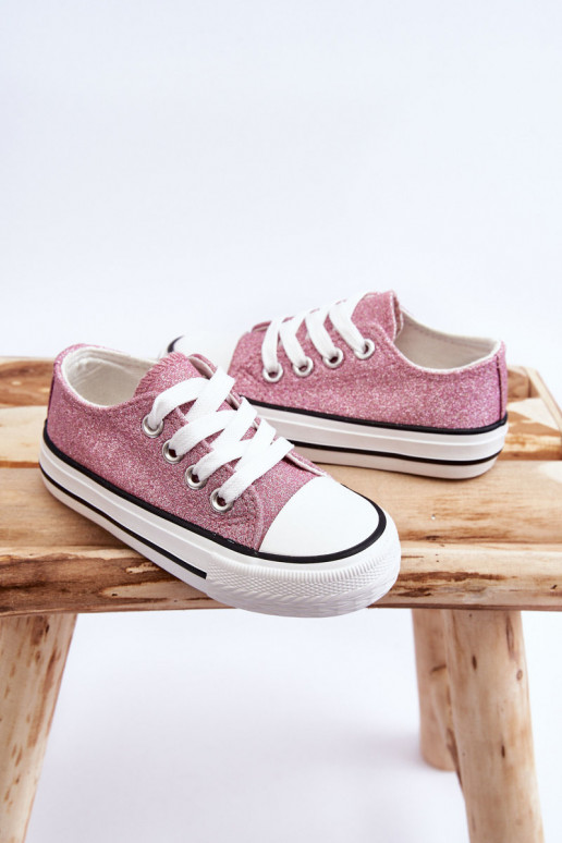 Chaussures de loisirs pour enfants à lanières roses Wella