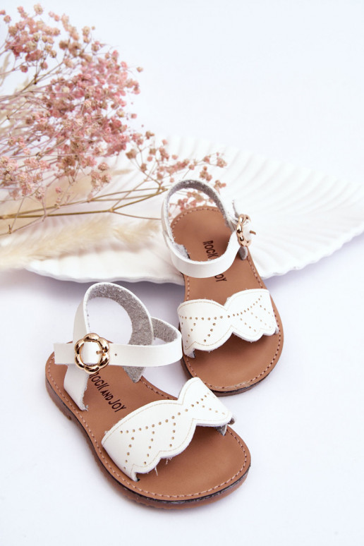 Sandales pour enfants de couleur blanche Izzy