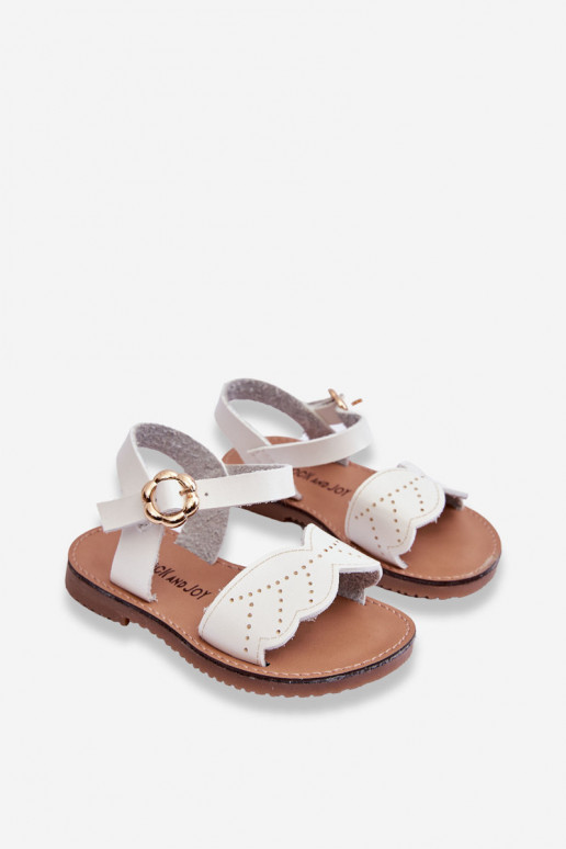 Sandales pour enfants de couleur blanche Izzy