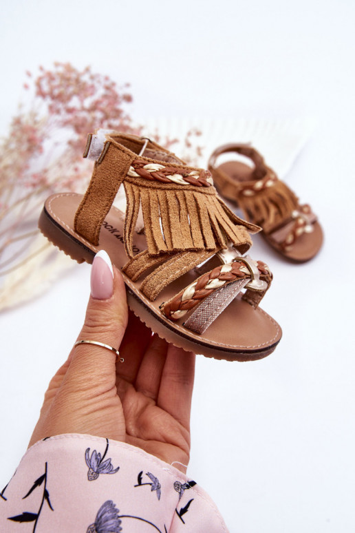 Sandales pour enfants de couleur marron Missy Sandales pour enfants de couleur marron Missy