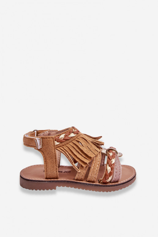 Sandales pour enfants de couleur marron Missy