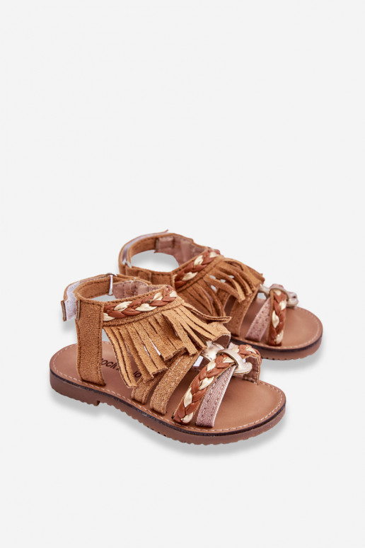 Sandales pour enfants de couleur marron Missy