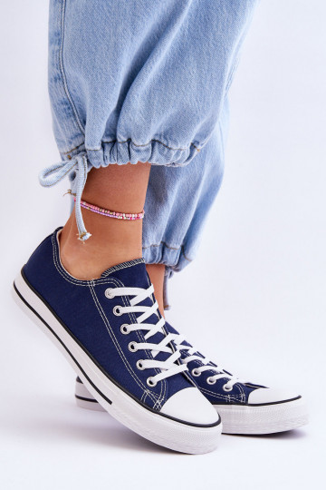 Chaussures de sport pour femmes de style classique de couleur bleu foncé Vegas