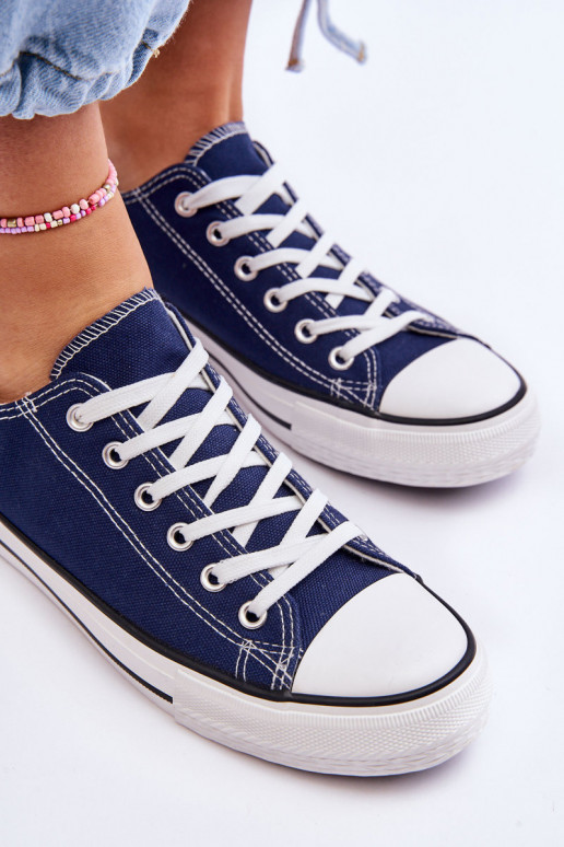 Chaussures de sport pour femmes de style classique de couleur bleu foncé Vegas Chaussures de sport pour femmes de style classique de couleur bleu foncé Vegas