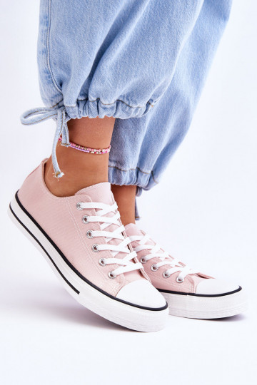 Chaussures de sport pour femmes de style classique de couleur rose clair Vegas