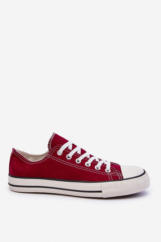 Chaussures de sport pour femmes de style classique de couleur bordeaux Vegas Chaussures de sport pour femmes de style classique de couleur bordeaux Vegas