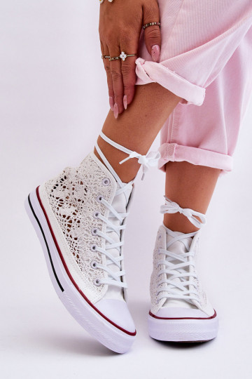 Chaussures décontractées Cornella avec motifs en dentelle