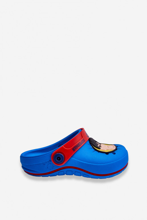 Chaussons enfant façon croco Superman Grendene Kids JJ385004 bleu
