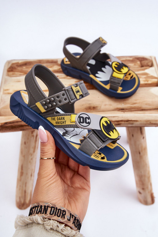 Sandales enfant Batman Grendene Kids JJ385049 couleur gris