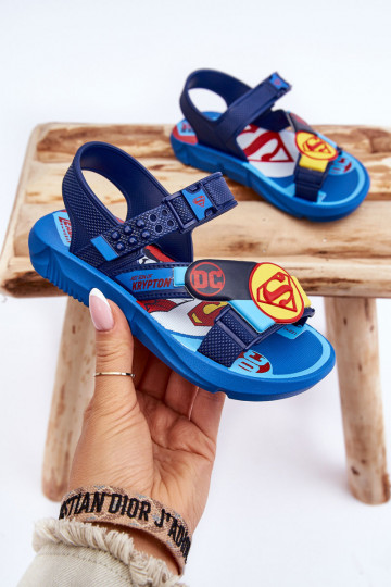 Sandales enfant Superman Grendene Kids JJ385050 couleur bleu